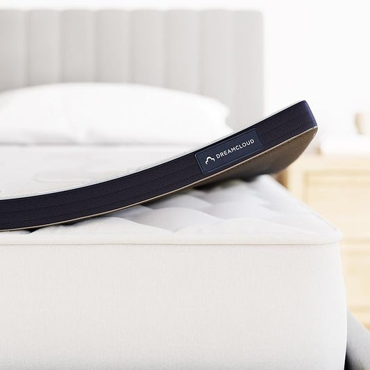 DreamCloud Firm Mattress Topper - King - 2" Gel Memory Foam Mattress Topper - Breathable & Comfortable - Back Pain Relief