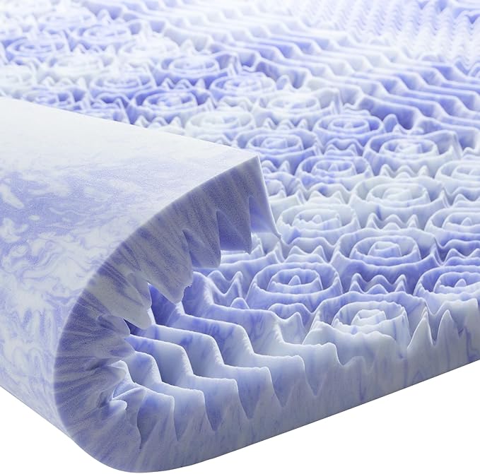 Dreamsmith 3 Inch Mattress Topper 7-Zone Memory Foam Mattress Topper Pressure Relief Soft Mattress Pad, Made with CertiPUR-US® Certified Foam, King Size Bed