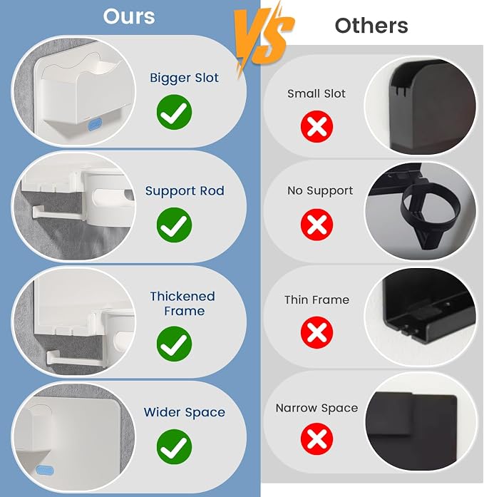 Floating Shelves for Bedside Shelf, Stick On Accessories Organizer, Wall Mount Self, Cute Room Decor Aesthetic, Girls Room Decor, Cool Stuff for Bedroom Storage and Organization - Image 5