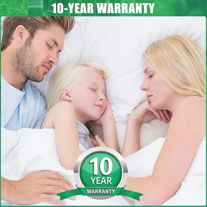 Waterproof Mattress Protector Twin Size, Viscose Cooling Breathable Mattress Cover, Fitted Deep Pocket Mattress Pad Cover Stretches up to 23 Inches, Noiseless Soft Bed Cover