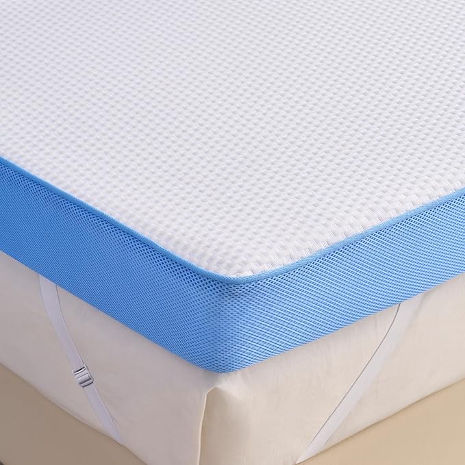Extra Firm Mattress Topper Queen Size, 2026 Upgraded 4 Inch Firm High Density Memory Foam Bed Topper for Back Pain Relief, Cooling Gel + Bamboo Charcoal Mattress, CertiPUR-US, Washable Cover