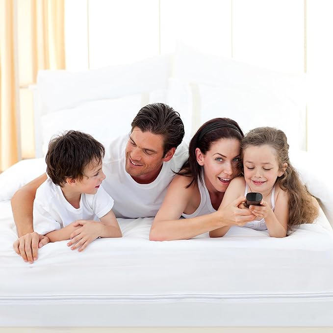 LUX Décor Cal King Zippered Mattress Encasement - Bed Bug Proof, 100% Waterproof Mattress Protector - 14 Inches Deep All Sided Cover, Noiseless - 72X84