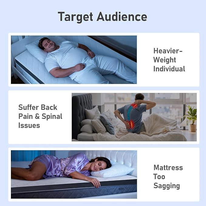 Extra Firm Mattress Topper Queen: 4 Inch High Density Foam Mattress Pad, Extra Support for Back Pain Bed Topper, Washable Breathable Anti-Slip Zipper Cover, CertiPUR-US Oeko-Tex Certified 80x60
