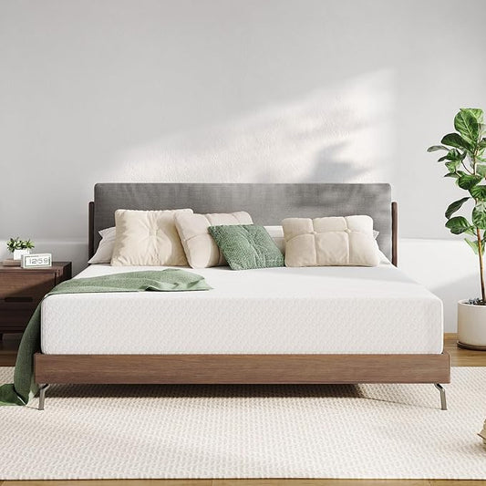 Novilla Queen Size Mattress, 10 Inch Memory Foam Mattress Queenfor Balanced Support & Pressure Relief, Cooling Comfort for Nightlong Refreshment, CertiPUR-US Certified Mattress in a Box, Medium Firm