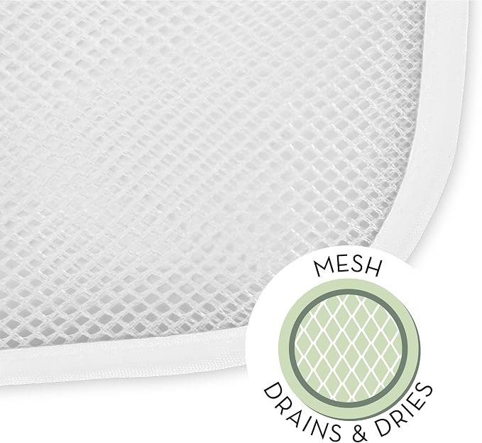 S&T INC. Bath Toy Storage Net with Pockets for Tub, Shower Caddy Holds Baby and Kids Toys, Soap, or Shampoo, Hooks Included, 14 Inch by 20 Inch, White, 1 Pack - Image 4