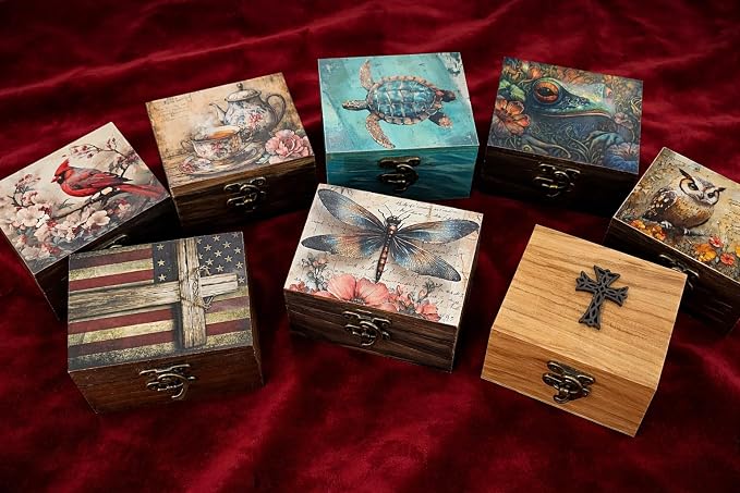 RK Collections Dragonfly Trinket Box Small Jewelry Keepsake Box | Bird lovers Gift Idea, Animals Ornaments for Girls, Women, Gift Idea, for Home Décor (3DFS1) - Image 3