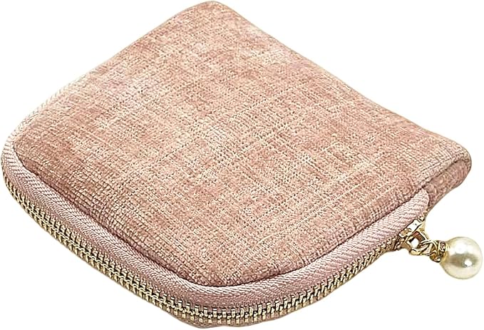Small Travel Jewelry Case - Jewelry Travel Organizer Bag with Tassel Zipper for Bracelets, Necklaces, Bangles, Jewelry Organizer Storage Bag Gift for Women Girls - LJB002-Pink by ToLoveToLife