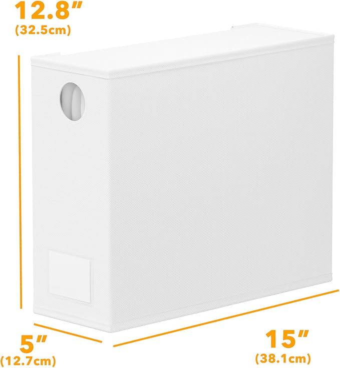 SpaceAid 9 Pack Bed Sheet Organizers and Storage, Foldable Sheet Organizer with Window for Linen Closet, Set Folder Keeper for Queen & King Size Bedding Storage (White) - Image 7