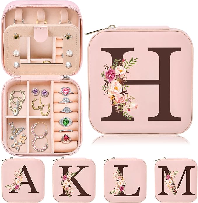 Inngeroo Sister Gifts for Girls, Travel Jewelry Case Box Organizer Personalized Christmas Gifts for Sister Wife Women, Birthday Gift for Elder Sister Big Sister Little Sister by Inngeroo