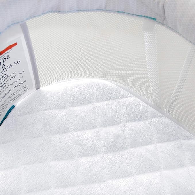 Waterproof Bassinet Mattress Pad Cover Fit for Regalo Baby Bassinet(Small), Baby Trend Lil Snooze for Twins Bassinet, Ultra Soft Surface, 2 Pack