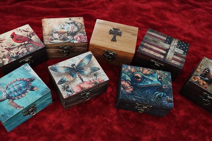 RK Collections Dragonfly Trinket Box Small Jewelry Keepsake Box | Bird lovers Gift Idea, Animals Ornaments for Girls, Women, Gift Idea, for Home Décor (3DFS1) - Image 5