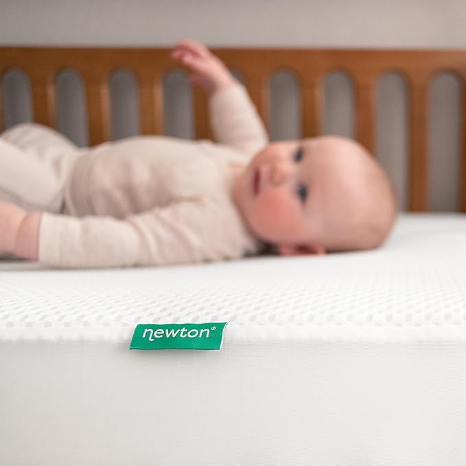 Newton Baby Essential Waterproof Crib Mattress Pad | Ultra-Breathable Layer for Comfort & Universal Fitted Skirt for Secure Fit | Machine Washable | Crib Mattress Protector Pad Waterproof, 1 Pack