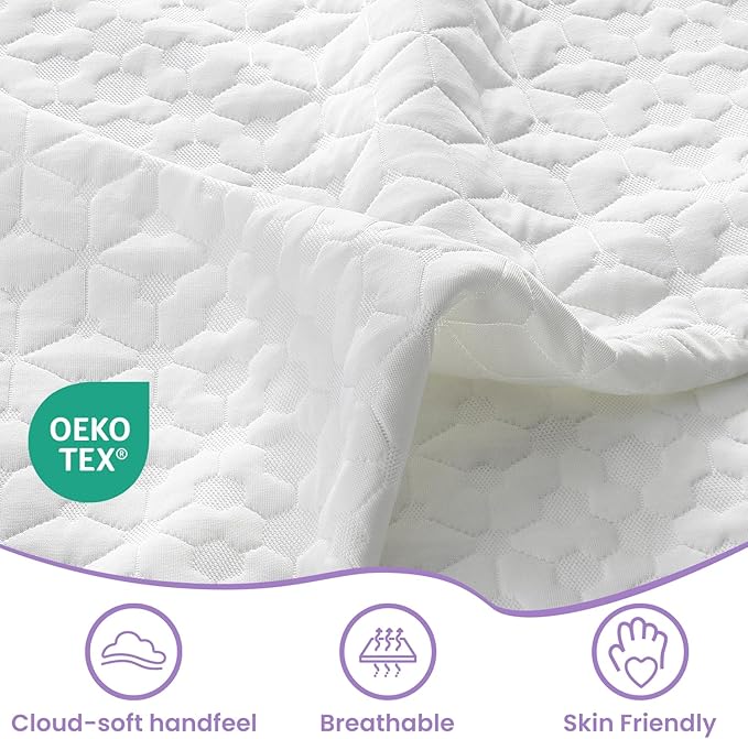 Firm King Size Mattress Topper, 3 Inch Gel Memory Foam, Dual Firmness High Density Cooling Foam Bed Pad with Removable Bamboo Cover for Back or Hip Pain, Pressure Relieve, 365-Night Trial, CertiPUR-US