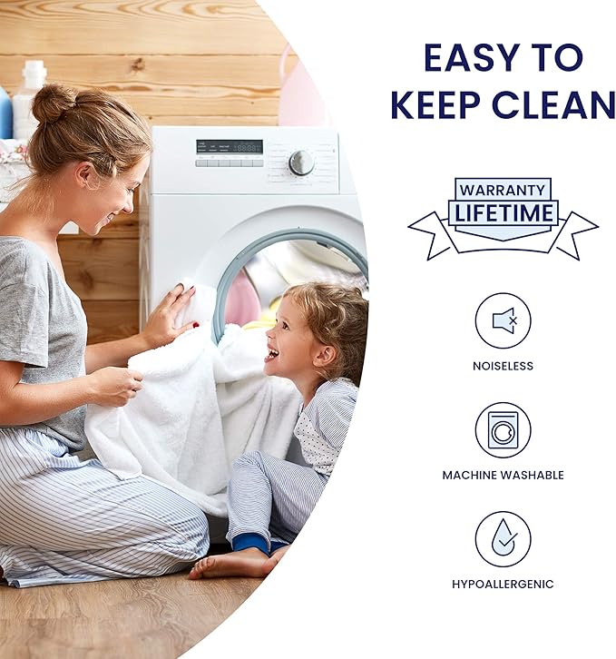 SLEEP ZONE Twin Mattress Protector Waterproof Soft Cotton Terry Breathable Mattress Cover, Washable Noiseless with Deep Pocket 8"-21"