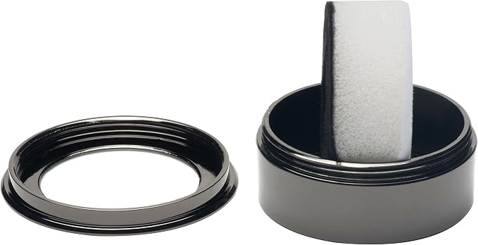 Small Loose Diamond or Gemstone Display Box Case Holder Show Container Metal (Black- 1.5x0.6) - Image 3