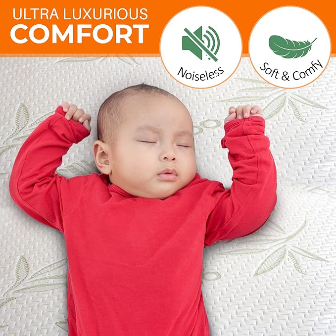 Cheer Collection Bamboo Mattress Protector - Highly Absorbent 100% Waterproof Incontinence Pad for Elderly Adults, Children and Pets - Twin