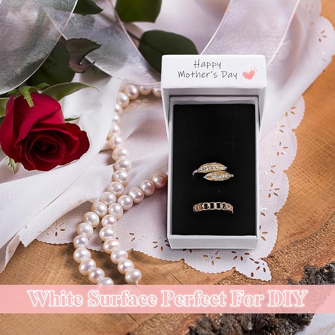 Batiyeer 36 Pcs Cardboard Jewelry Gift Boxes Jewelry Boxes Packaging Small Earring Gift Box with Lids for Necklace Ring Bracelet Party - Image 4