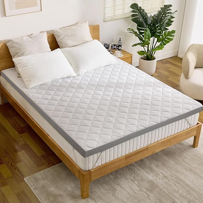 Extra Firm Mattress Topper Twin XL Size 3 Inch, Pain Relieving Foam Bed Topper for Extra Support, High-Density Foam Mattress Pad with Removable Cover, No Smell, CertiPUR-US Certified, 80" x 38"
