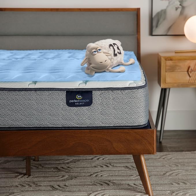 Serta Comfort Zone Cooling Memory Foam Mattress Topper, 1.5 Inch, Queen
