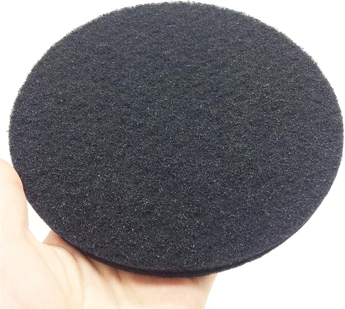 Becozofu 7.25 inch Kitchen Compost Bin Charcoal Filter Replacements, Compost Pail Replacement Carbon Filters, Round, Activated Charcoal, Set of 8 - Image 5