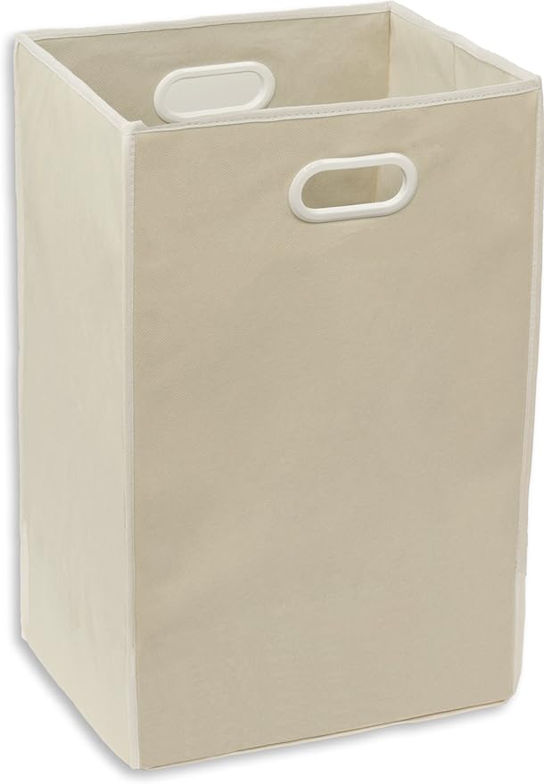 Simple Houseware Foldable Closet Laundry Hamper Basket, Beige by SimpleHouseware