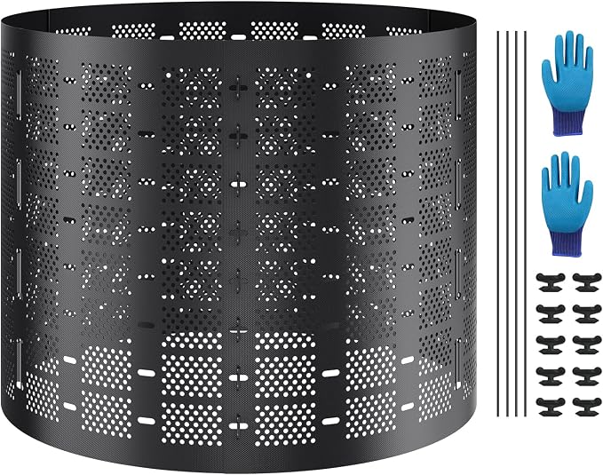 VEVOR Compost Bin 220 Gallon, Outdoor Expandable Composter, Easy to Setup & Large Capacity Composting Bin, Fast Creation of Fertile Soil - Image 10