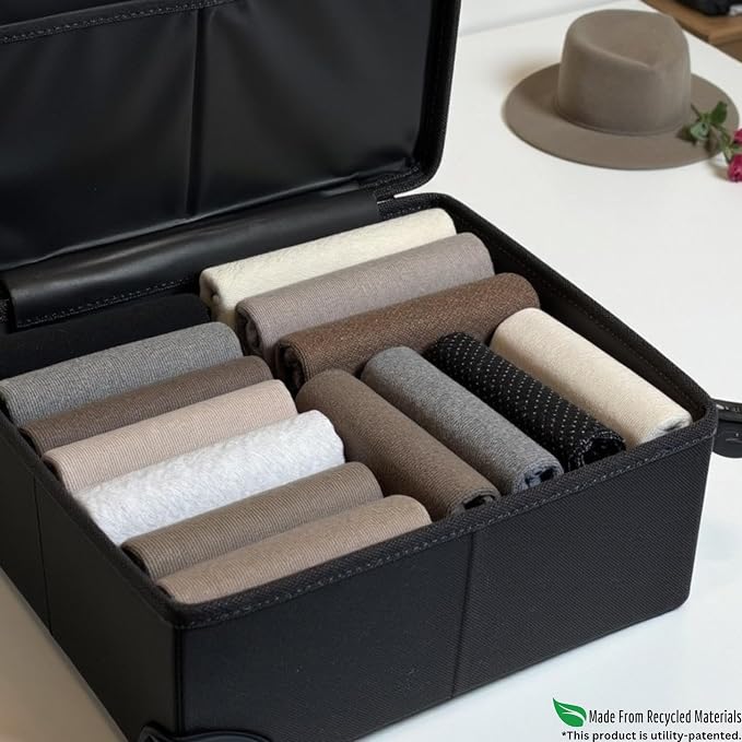 7 Pcs PLIIO Small Filers, Durable Shirt Folder, Space-Saving Closet and Suitcase organizer, Foldable Clothes Organizer, Storage Solution for Home and Travel, Wardrobe Organizer and Clothes Folder - Image 9