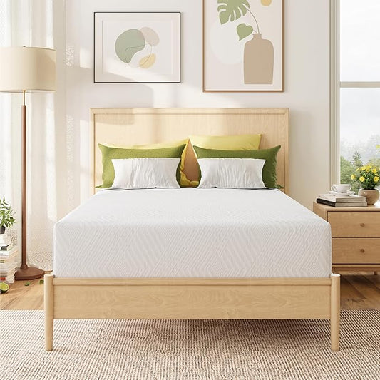 MLILY Full Mattress in a Box, 12 inch Mattresses for Platform Bed Double Size Daybed Bunk, Green Tea Memory Foam Mattress for Cool Sleep & Pressure Relief, Medium Firm