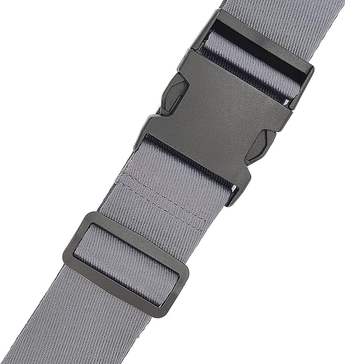 ONE K 2PCS Topper/Memory Foam Mattress Packing Straps for Moving or Storage (100" x 2", Dark Grey)