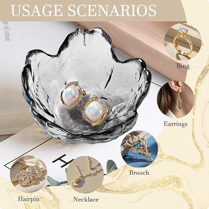Gifts For Women Trinket Dish Unique Birthday New Home Gifts For Women Her Jewellery Tray Cute Room Decor Aesthetic Bedroom Accessories Ring Dish Holders Small Friendship Christmas House Warming Gifts - Image 6