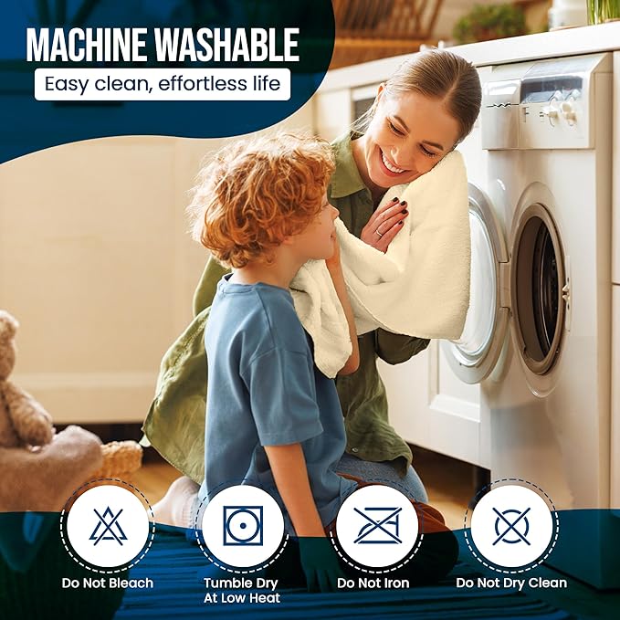 King Size Mattress Protector Waterproof, Premium 200 GSM Terry Mattress Cover, Soft & Breathable Bed Cover, Fitted Sheet Style Stretchable Deep Pockets 17" by Utopia Bedding (Beige)