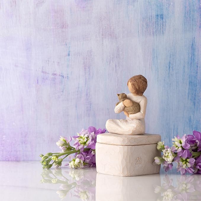 Willow Tree Kindness (girl) Keepsake Box, sculpted Hand-Painted Keepsake Box - Image 5