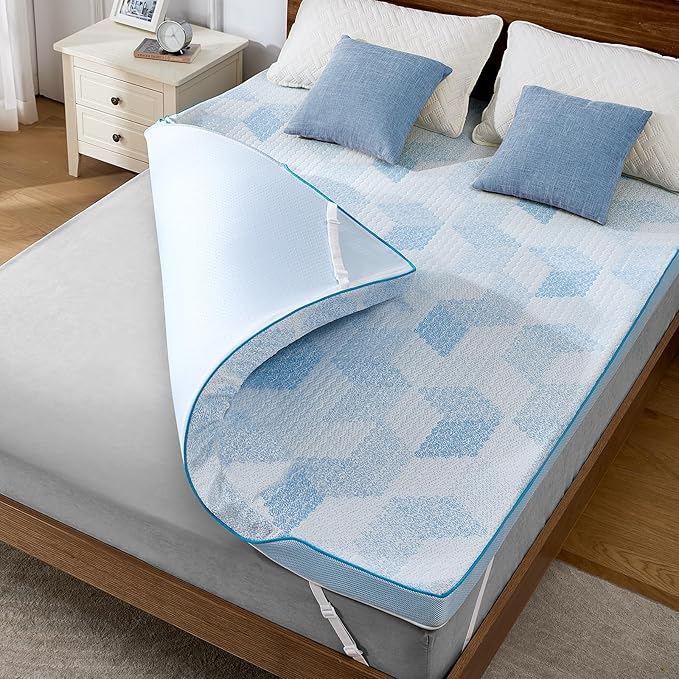 PERLECARE Firm Mattress Topper Full - 3 Inch Cooling Memory Foam Bed Topper for Pressure Relief, Soft and Supportive, Removable and Washable Cover, Made with CertiPUR-US® Certified Foam