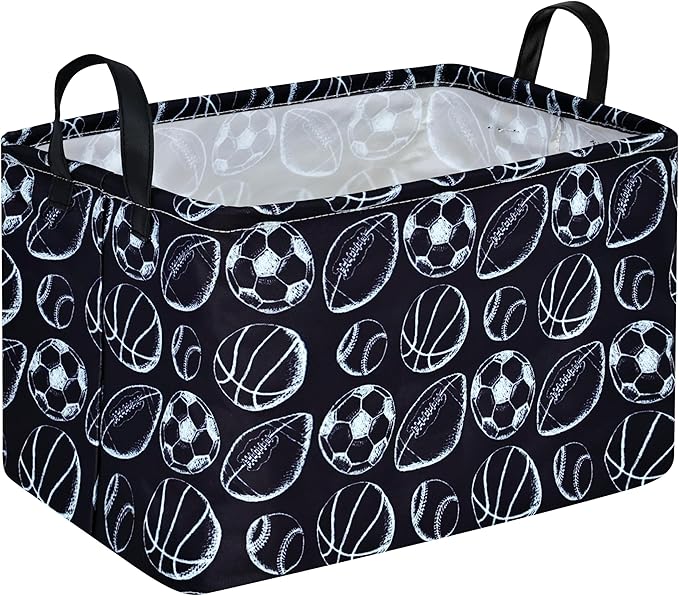 MAIZMZ Kids Hamper Storage Bins Organizer Toy Box Laundry Basket Large Canvas Collapsible Chest for Home/Dorm/Kitchen/Pet/Office/Closet/Shelf/Gift Baskets by Unknown