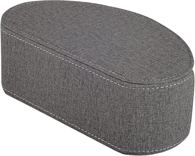 Remote Control Holder,TV Remote Caddy/Box with 5 Compartments,Bedside Table Organizer for Controller,Glasses,makeup brushes,jewelry and Media Player,Pen/Pencil Storage (Grey) - Image 4