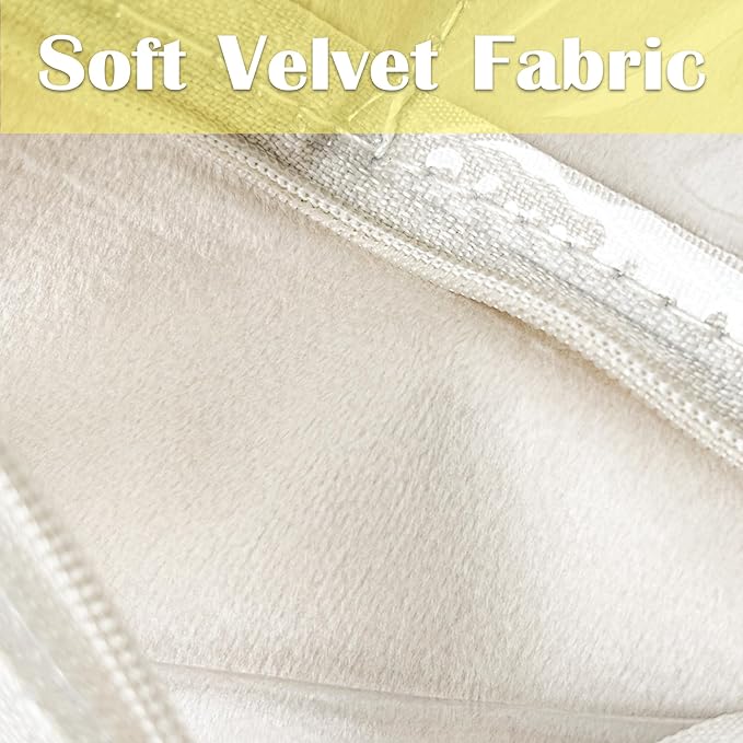 Travel Jewelry Organizer Case, Jewelry Bags Jewelry Storage Book Binder with Clear Zipper Velvet Pouch for Traveling,Earrings, Rings, Necklace, Bracelet (Inner Pages,Beige,3 PCS) - Image 5