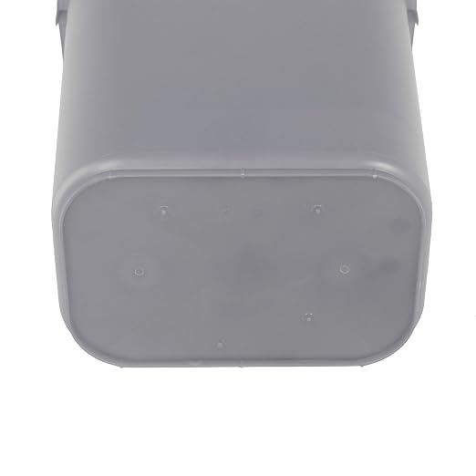 Amazon Basics Lightweight Rectangular Commercial Office Wastebasket, 10 Gallons, Grey - Image 5