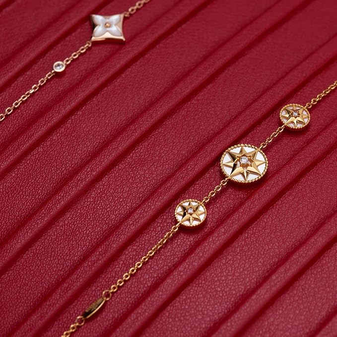 Oirlv Gorgeous Red Leather Jewelry Tray Necklace Bracelet Long Chain Storage Stackable Necklace Trays Jewelry Drawer Organizer - Image 5