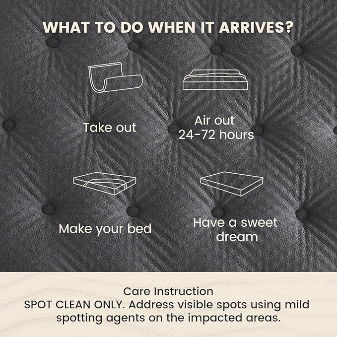 QUIETSEA Reversible Sofa Full Mattress Pad Memory Foam Mattress Topper, Bamboo Viscose Egg Crate Mattress Topper Sofa Full,Noiseless Waterproof Mattress Cover with Deep Pocket up to 21"(54"x72",Grey)