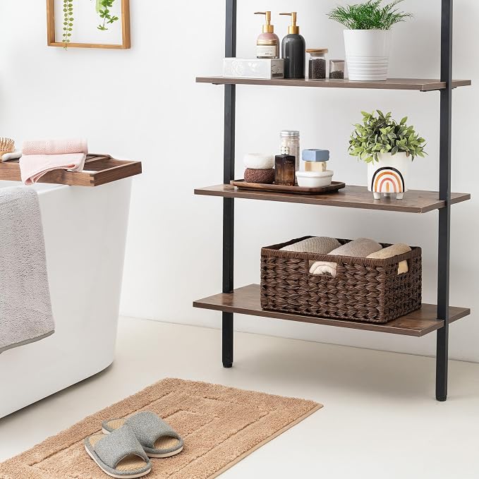 GRANNY SAYS Wicker Storage Baskets for Shelves, Waterproof Wicker Baskets for Organizing, Woven Basket for Shelves, Decorative Basket for Pantry, Brown - Image 3