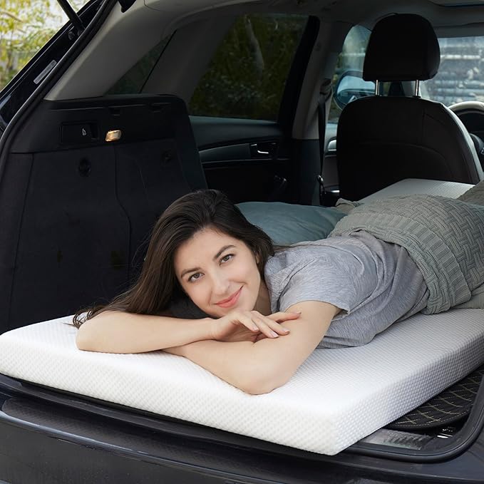 3Inch Cot Mattress Topper,Narrow Twin Foam Mattress for Camping Cot,Sofa Bed,Pull Out Chair Cushion,Portable,Roll Up Surpportive Sleep Pad(75 x 30)