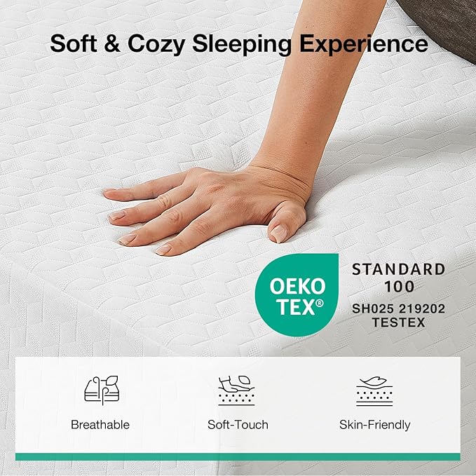 Novilla Full Size Mattress, 10 Inch Memory Foam Mattress Full for Balanced Support & Pressure Relief, Cooling Comfort for Nightlong Refreshment, CertiPUR-US Certified Mattress in a Box, Medium Firm