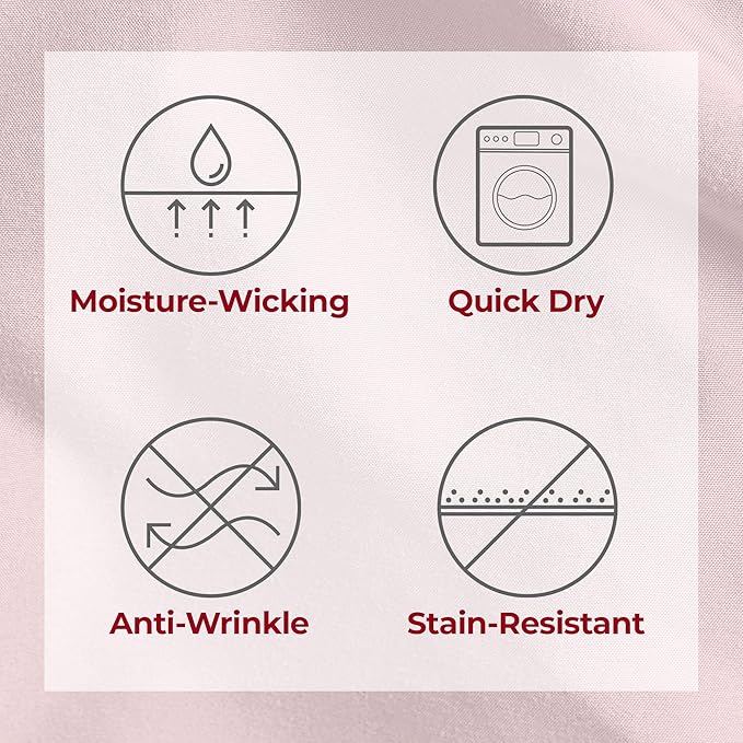 Mellanni Extra Deep Full Sheets - 4 PC Iconic Collection Bedding - Hotel Luxury, Ultra Soft, Cooling Bed Sheets - Wrinkle, Fade, Stain Resistant (Full, Blush Pink)