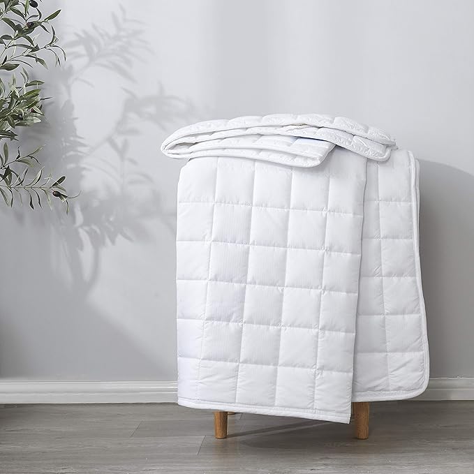 Full Size Mattress Pad Protector Topper - Microfiber Breathable Cover with Elastic Straps (8"-18" Fitted Deep Pocket) White Color - Not Waterproof
