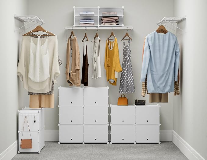 HOMIDEC Shoe Rack, 6 Tier Shoe Storage Cabinet 24 Pair Plastic Shoe Shelves Organizer for Closet Hallway Bedroom Entryway - Image 6