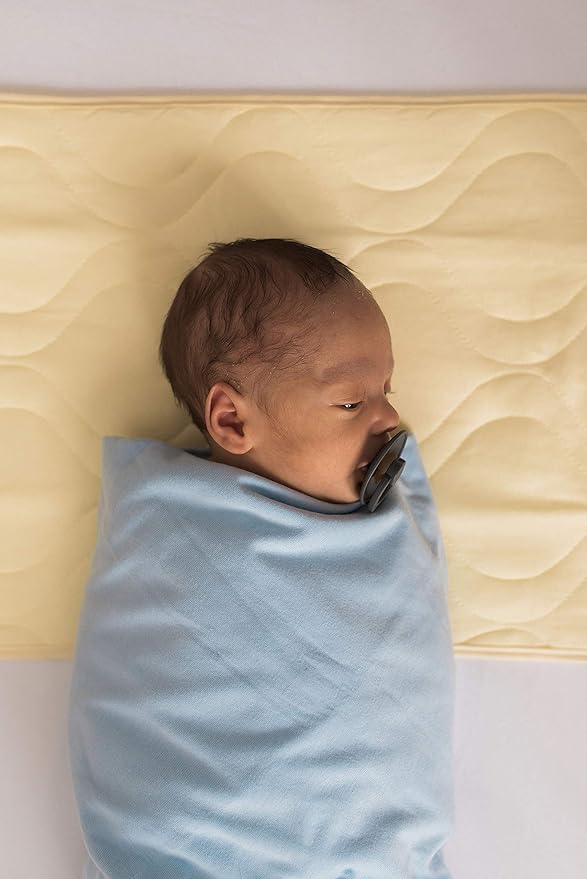 SheetWorld Crib Bib Sheet Saver - 13x27 Inches, Soft Cotton Material, 4 Secure Corner Ties - Essential Baby Bedding for Easy Clean-Up and Comfort - Proudly Made in The USA