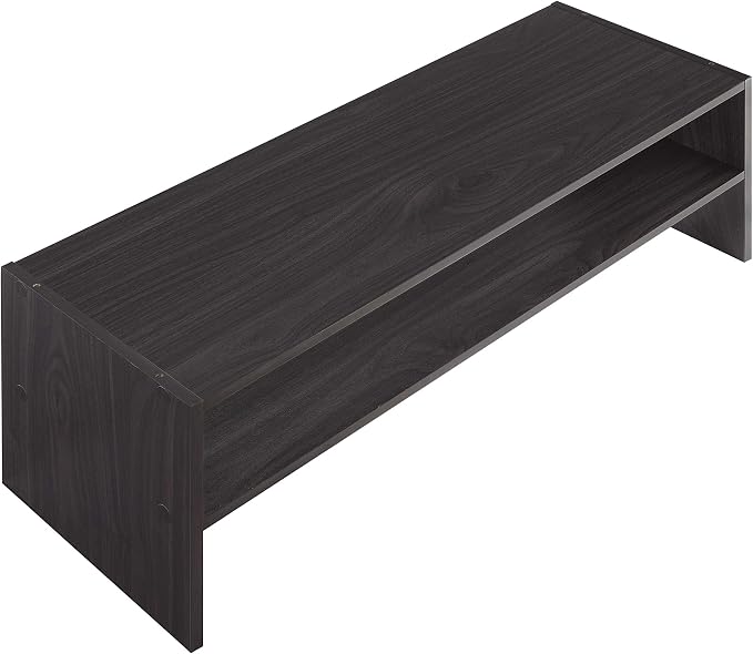 Whitmor Stackable 2-Tier Shoe Shelf, 31 inch, Espresso - Image 7