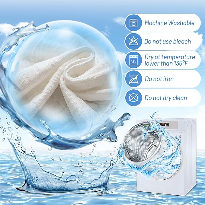 Premium Bamboo Mattress Protector – Twin Size, Waterproof, & Ultra Soft Breathable Noiseless Washable Bed Mattress Cover for Comfort & Protection MC02TWIN-T