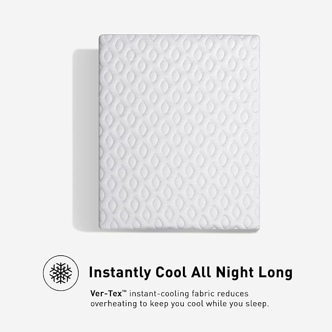 Bedgear Ver-Tex Cooling Twin XL Mattress Protector for College Dorm Room - Waterproof and Instant Cooling Mattress Cover for Bed - Deep Pockets and Adjustable Base Friendly - Hypoallergenic