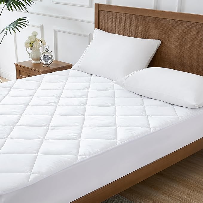 Plush Primaloft® Signature Luxury Down Alternative 400 Thread Count Mattress Pad by Stearns & Foster® (Hypoallergenic) (King)
